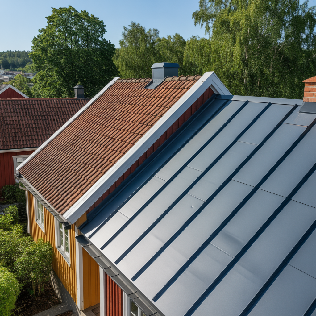 3.Telgeel eller plat Vi jamfor de vanligaste takmaterialen
