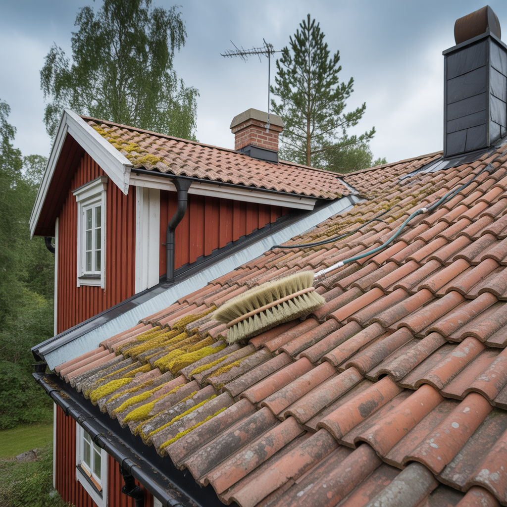 mossa pa takpannor guide till skonsam rengoring och skydd